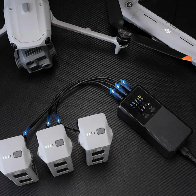 DJI Matrice 4 Three Way Multicharger for 4 Series Batteries
